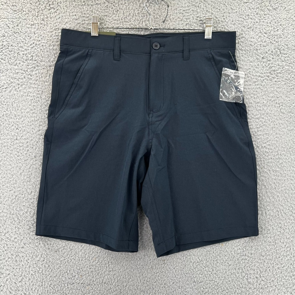 NEW Rorie Whelan Men's Active Golf Performance Comfort Shorts Blue 33 Inseam 9"